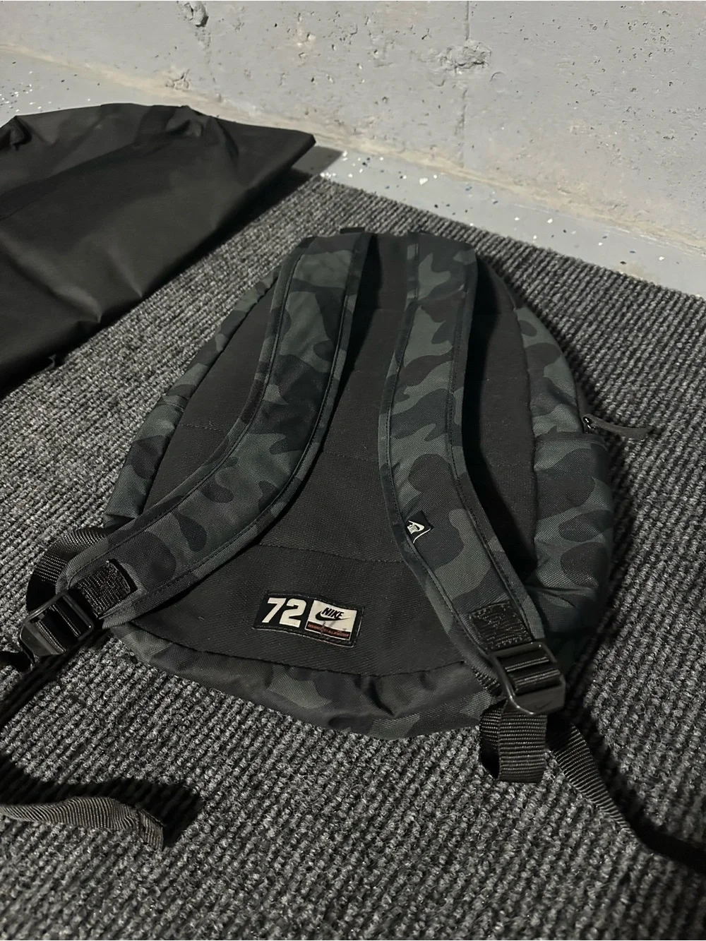 Nike kids's Camo Black & Dark Gray Backpack